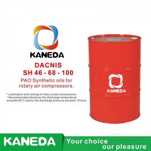 KANEDA DACNIS SH 32- 46 - 68 - 100 PAO Synthetische Öle für Rotationsluftkompressoren.